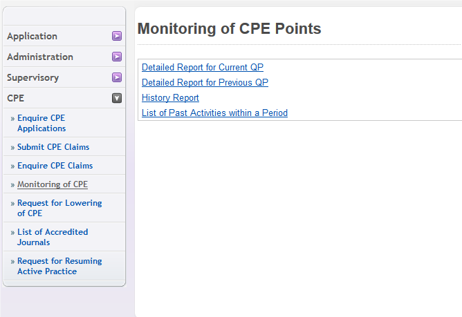Monitoring of CPE Points